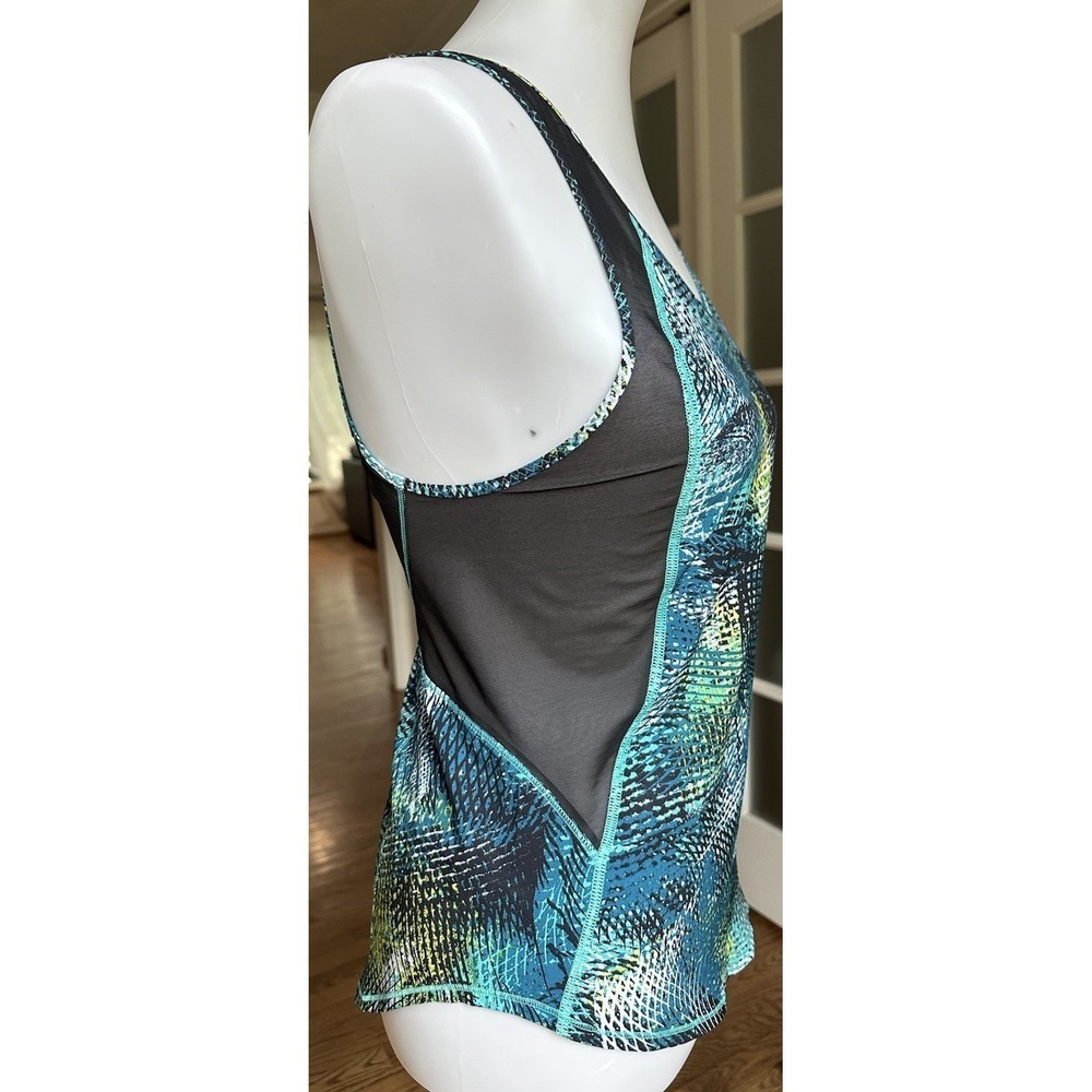 Lululemon Run with the Sun Tank Seawheeze Mo Money Bali Breeze Size 6 - Picture 2 of 5